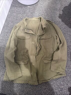 Olive Green Utility Field Jacket